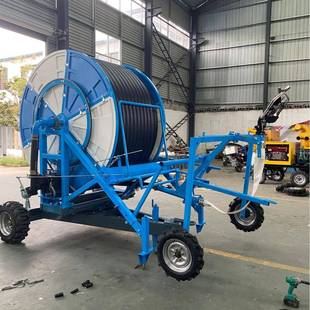 农田浇地0设备喷头淋 30HAS大型桁架全自动绞盘式 盘式 喷灌机7卷5