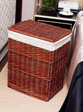 脏衣篮编收纳AL102197筐脏衣脏衣服收纳筐淳佳家藤居玩纳具收筐篓