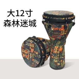 8.寸5寸儿童非业洲鼓10PVC成人初学ROY者丽江12寸专演奏手鼓手拍