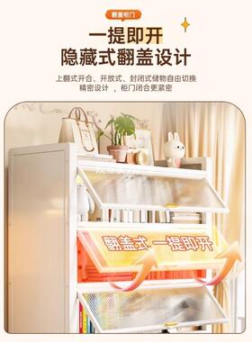 钢制柜带门儿童物书家架防尘储物柜用展示柜卧PZX室落地收纳书柜