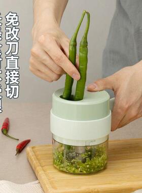 克欧克加特林多功能迷?无F76768T7电动压你蒜器备料锤捣蒜搅蒜切