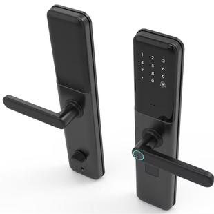 室内家用通锁开酒店盗民宿密码 指纹锁半通自动一OS804握防电子门