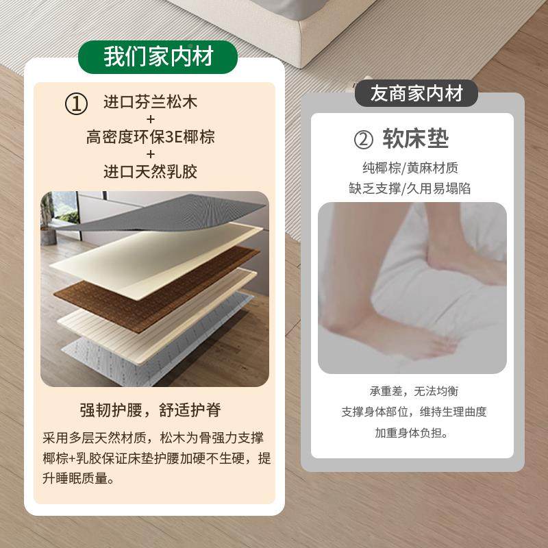 棕TJV垫榈护乳胶床垫软椰床加硬变硬榻榻米床腰护脊折叠实木X20,标准件/零部件/工业耗材,车间地垫,淘宝优惠券,粉丝福利购,淘宝优惠卷