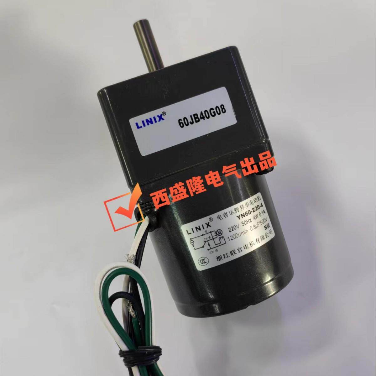 电机LNI异步交流减速电机YN60-22-04/60JB10IG08噪音低154X环保