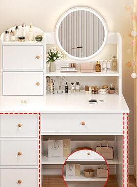 梳妆小台室型化妆桌子简BZN约现代化妆柜户型出租屋化妆小卧台梳