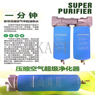 压缩机超级油水净化器PCS-010油水分离器PCS-030/PCS-060/PCS-120