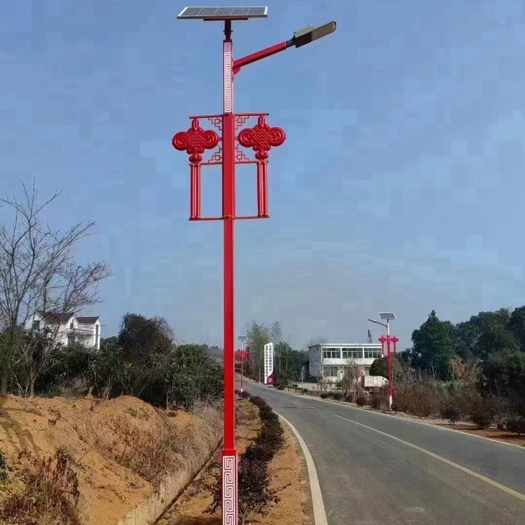 新农村6米A字臂100WLED路灯新中式厂家板智能遥控