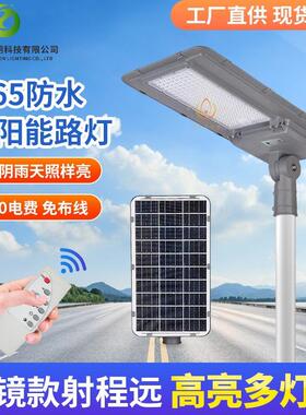 外贸一体化路灯新农村建设人体感应室外led照明庭院灯智能