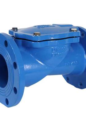 橡胶瓣止回阀H44X-16Q法兰止回式橡胶软密封