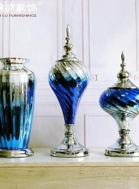 花瓶MY0267视花艺套装欧式创关家居插花摆件电柜玄吧台样板意房装