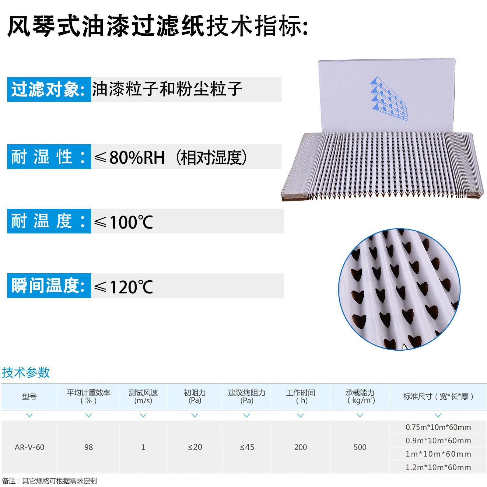 风琴式V型过滤纸 厂家直销褶皱过滤器 漆雾处理柜滤网 海棉过滤棉