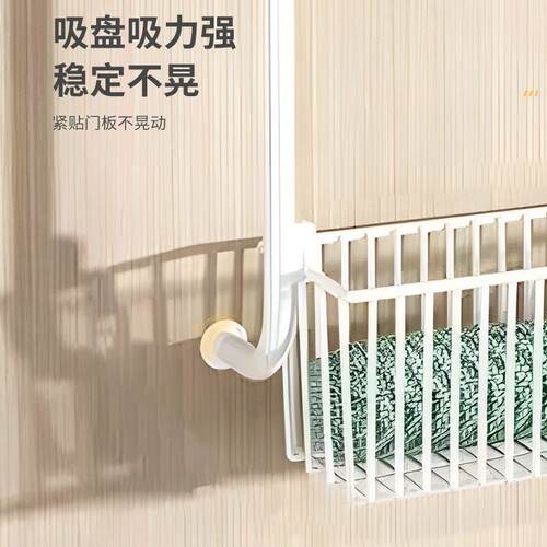 门后挂架置边物架免打安装卧室孔浴室置厂家直供层物架多储物挂篮