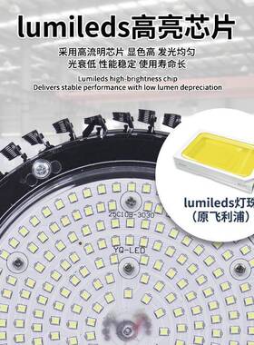 天led矿业灯大功率工厂仓库车间照工明吊灯超74965亮高地塔工厂房