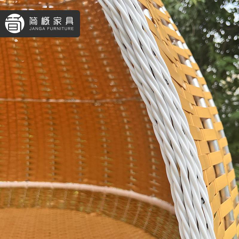 户外家具民宿度假村旅游景区景点别墅网红鸟巢室外创意藤编躺床