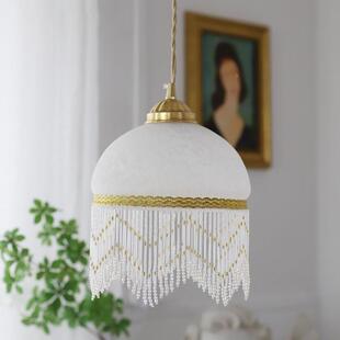 西玻古董SM-D061法式璃流苏吊灯中古美卧室式床头飘窗洋阳台灯