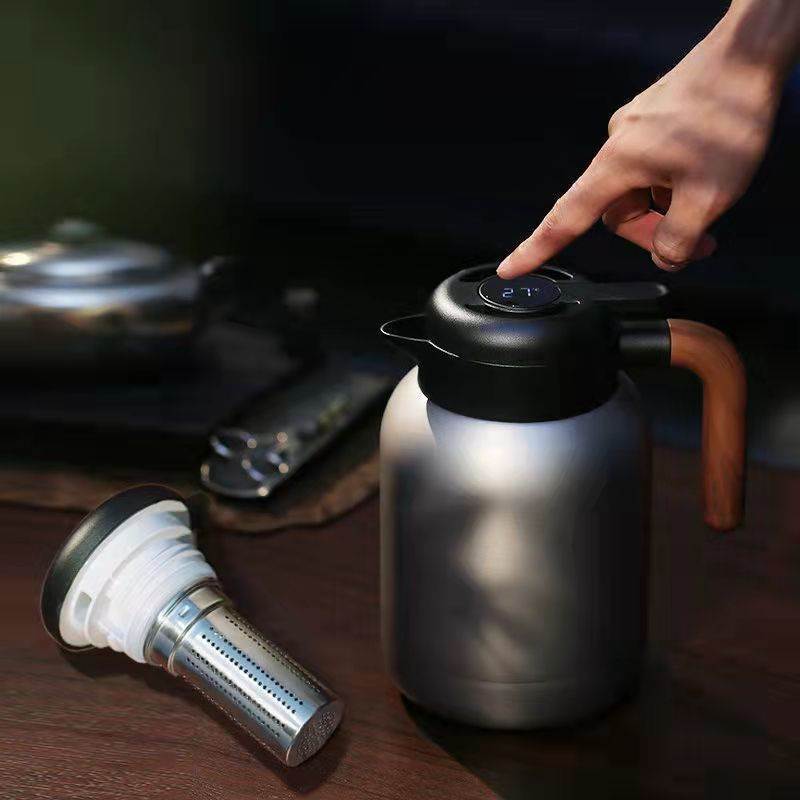 焖茶壶万物养老白茶保温壶316不锈钢内胆复古养生闷泡壶茶水分离