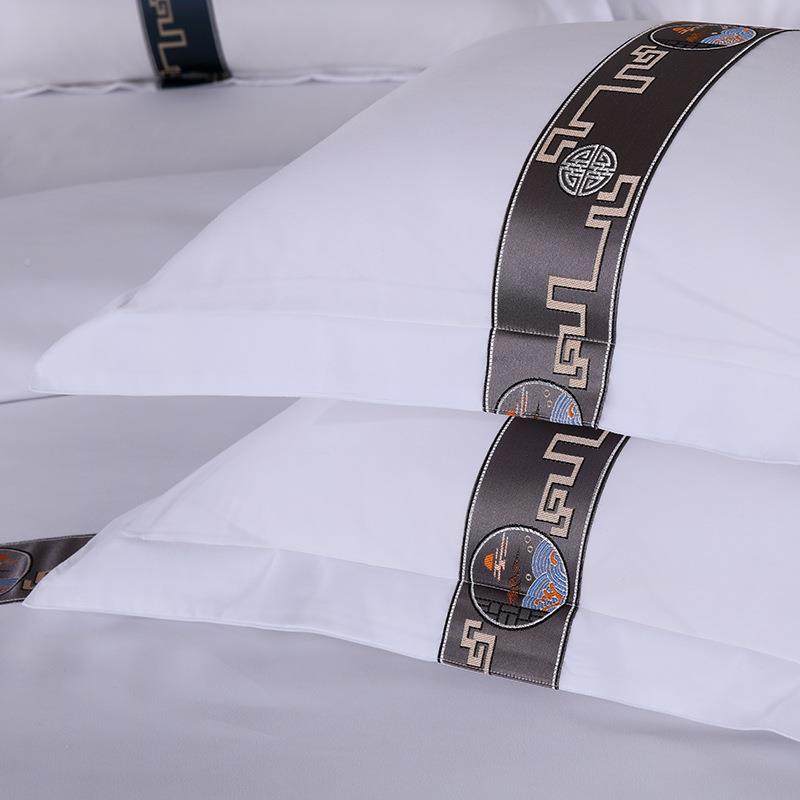 档高酒店上用品民宿纯四件套单床双人床被子床白垫磨毛八件枕芯全,床上用品,酒店床品套件,淘宝优惠券,粉丝福利购,淘宝优惠卷