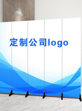 定做纯白色屏风移隔断墙折叠动办公室客玄厅关现代家NO2板用遮挡