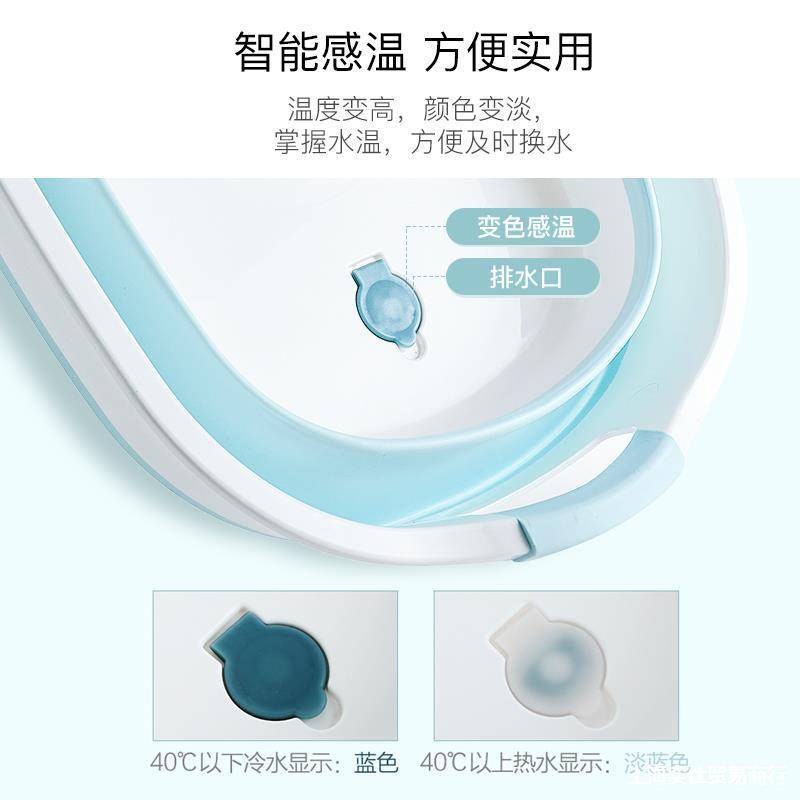 新款可排水脏衣篮宠物洗澡盆浴室家用洗衣盆户外折叠收纳篮特大号