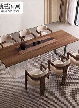 亚克桌力茶桌悬浮茶道家实用小型泡MEQ茶台茶桌木椅组合办公茶几