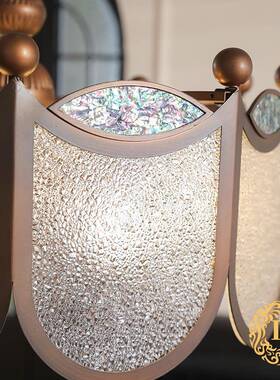 客高厅吊主灯中古风复475古美式大厅灯2025年款端新法式餐厅灯