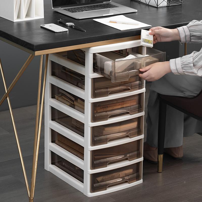 办公室多层4件文柜抽屉式学习收纳柜SWB-519桌本下文件架料五斗柜