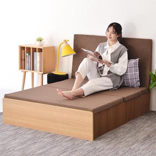 办公纸室午睡单人床隐形可折床风便携家用风琴床伸缩叠双人琴床结