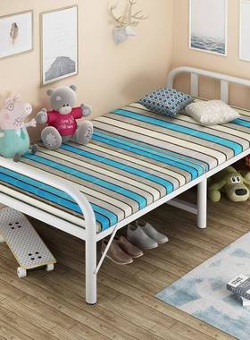 叠折床单人床家用办木公室午休床简易床板BQP便携陪护床出租床屋