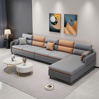 沙发ZAA客厅大小户型防猫抓免皮现洗科新技布艺简约代时尚网红家