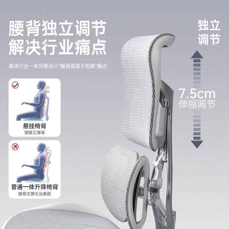 西昊S300人体工学椅家用护腰电脑椅办公椅电竞椅老板椅子