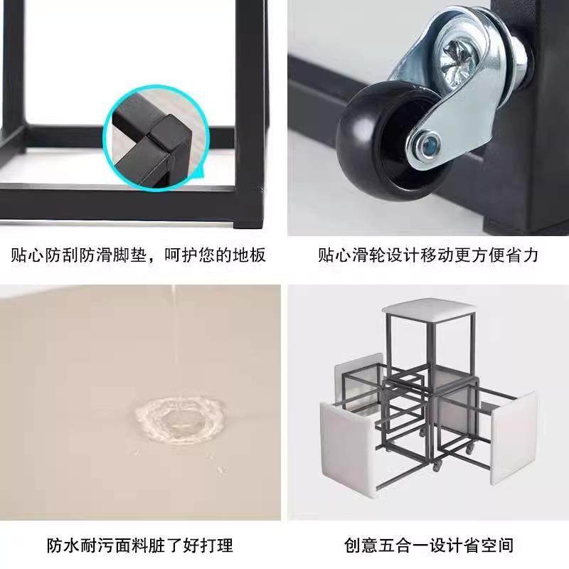 板凳组合沙发矮凳客几厅茶712能小凳子家用收纳耐用网红方多功魔