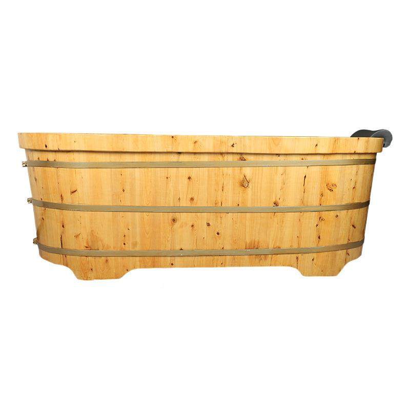 洗澡木底波浪型香柏桶泡澡木桶浴缸家用成木人S型舒105桶适底沐浴