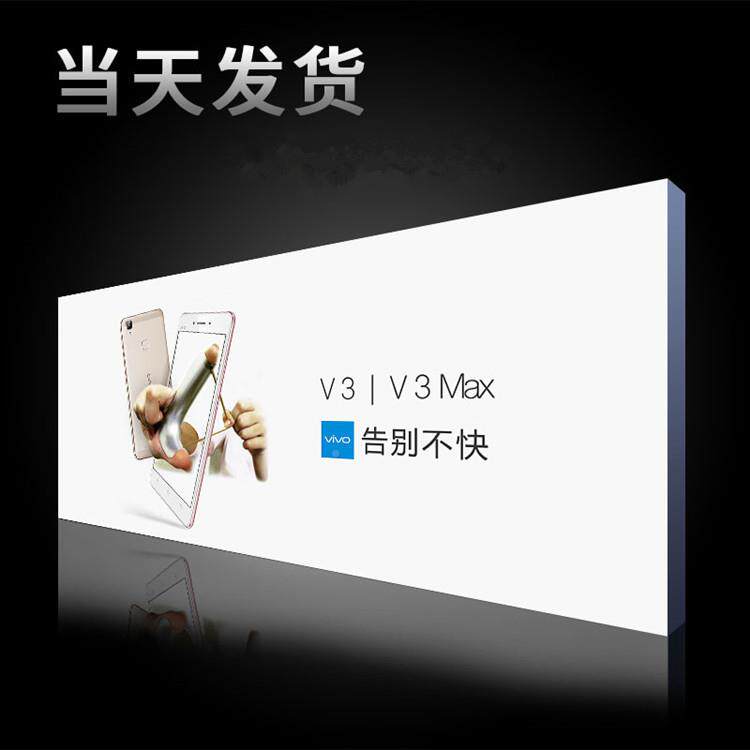 无边框手卡244布灯箱场机端广告灯箱led广告商牌UV软膜挂墙灯箱定