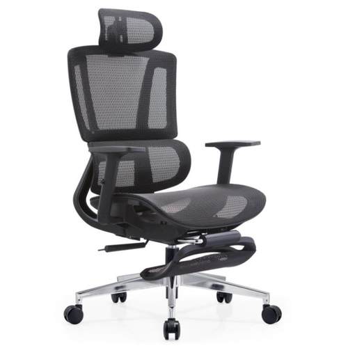 家用A9810电椅脑椅公职员午休办转椅人体工学网布座椅可躺子椅电