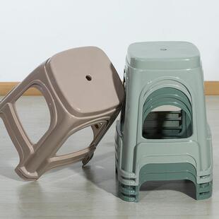 椅10个装家用塑料凳加厚高凳简约8801时尚子成人熟板凳宿胶舍子北