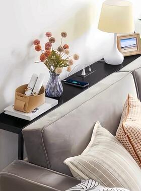 客HLZ厅沙发后置物架靠墙落地实木书床头玄收条纳架子柜定作关架