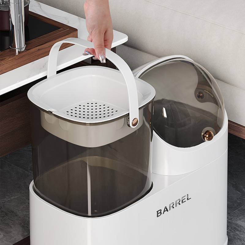 茶水桶废水桶茶桶茶渣桶茶具配件茶台排水管茶水分离垃圾桶接水桶