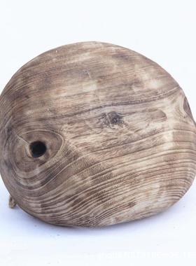 厂销售手工制作木盆质绿植多肉花CF19269托果盘盘家田园家居装饰