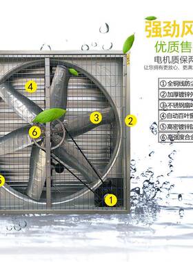 厂家直排烟风换气窗养NOU殖负压风工业机排气扇换机畜牧抽销风机