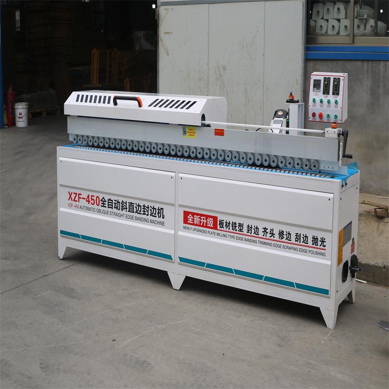 xzAX-99678f50款斜直-边高速全自动封边机大电机齐头齐尾封4修一