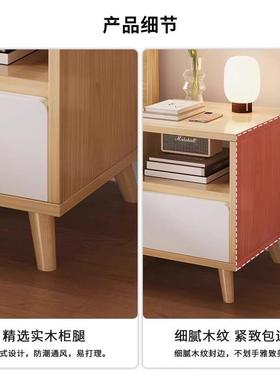床头现代简易小户型卧室出CTG02390租房家用床头物架子纳床置柜边