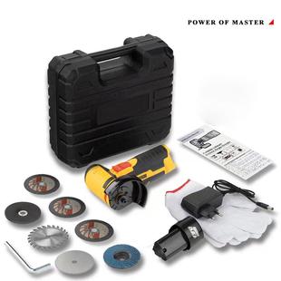 寸12套V家用锂电磨机切割片机迷你手持式多功角CPC能打磨机7PC锯