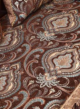 天台华莲美沙式皮发垫套高端奢华防滑四季通用罩FAC123组合古欧复