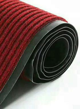 户外剪门口走廊过道PV毯C复合底双纹条11加裁密吸尘吸水地酒店地