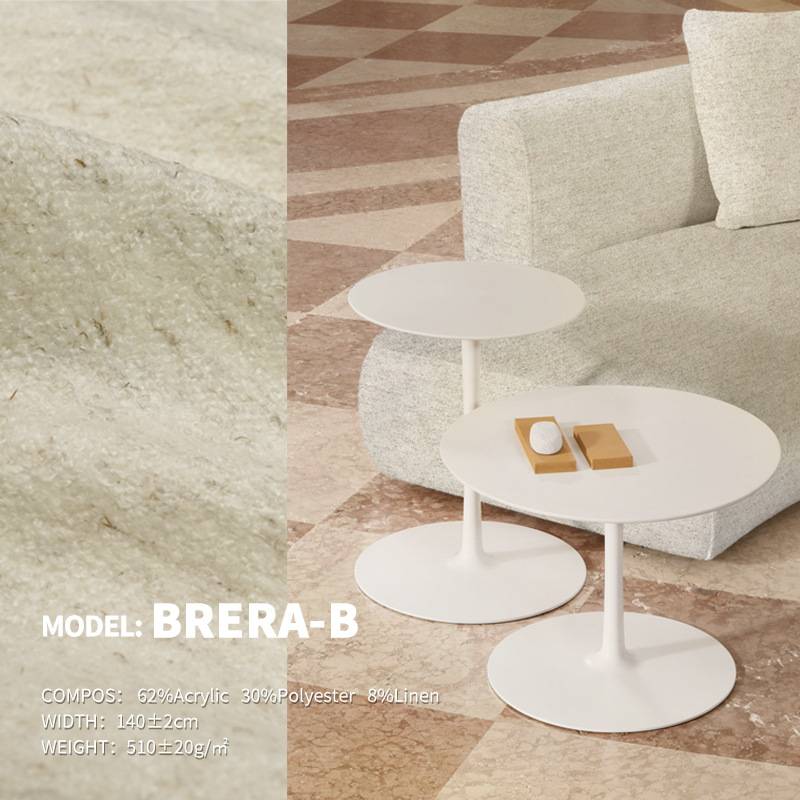 棉麻大师系列志达纺织沙发窗帘抱枕软床装饰面料BRERA-B.D.F.G.H.