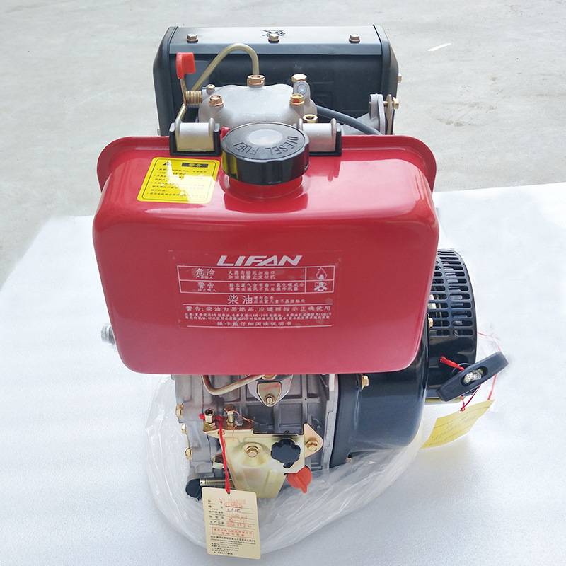 力帆192型188FD单缸风冷170柴油机动力电启动12匹机头水泵清洗机