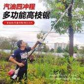 腾达牧高锯汽油四冲多功加能长杆园林绿化修枝锯程222枝长柄油锯