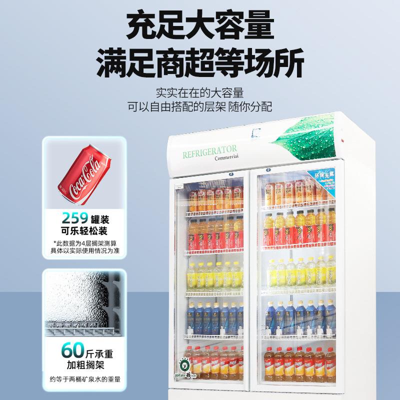 啤酒冷藏柜商用保鲜柜饮料冷示藏展柜单双门立三式柜风冷924展示