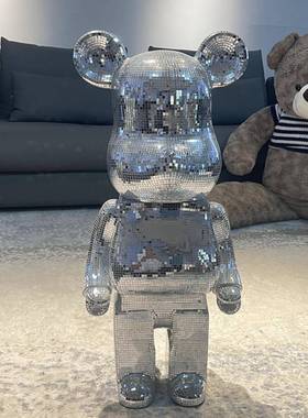 网红通熊存钱现dr674032代罐约电简视柜轻奢大号卡落地创意装饰品