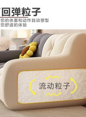 懒人沙SAY发可卧室单可躺睡小户台型双人豆袋沙发椅出租屋人阳榻